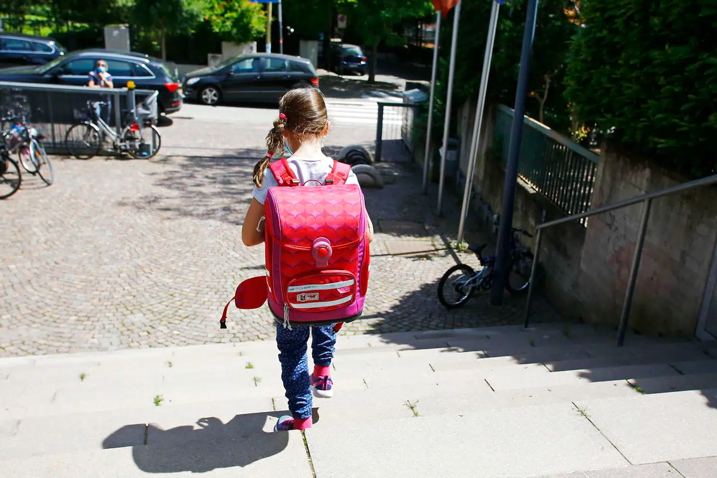 De tyske skoler fik lov til at åbne igen i maj. Modelfoto: Lorenzo Zambello/EPA/Ritzau Scanpix