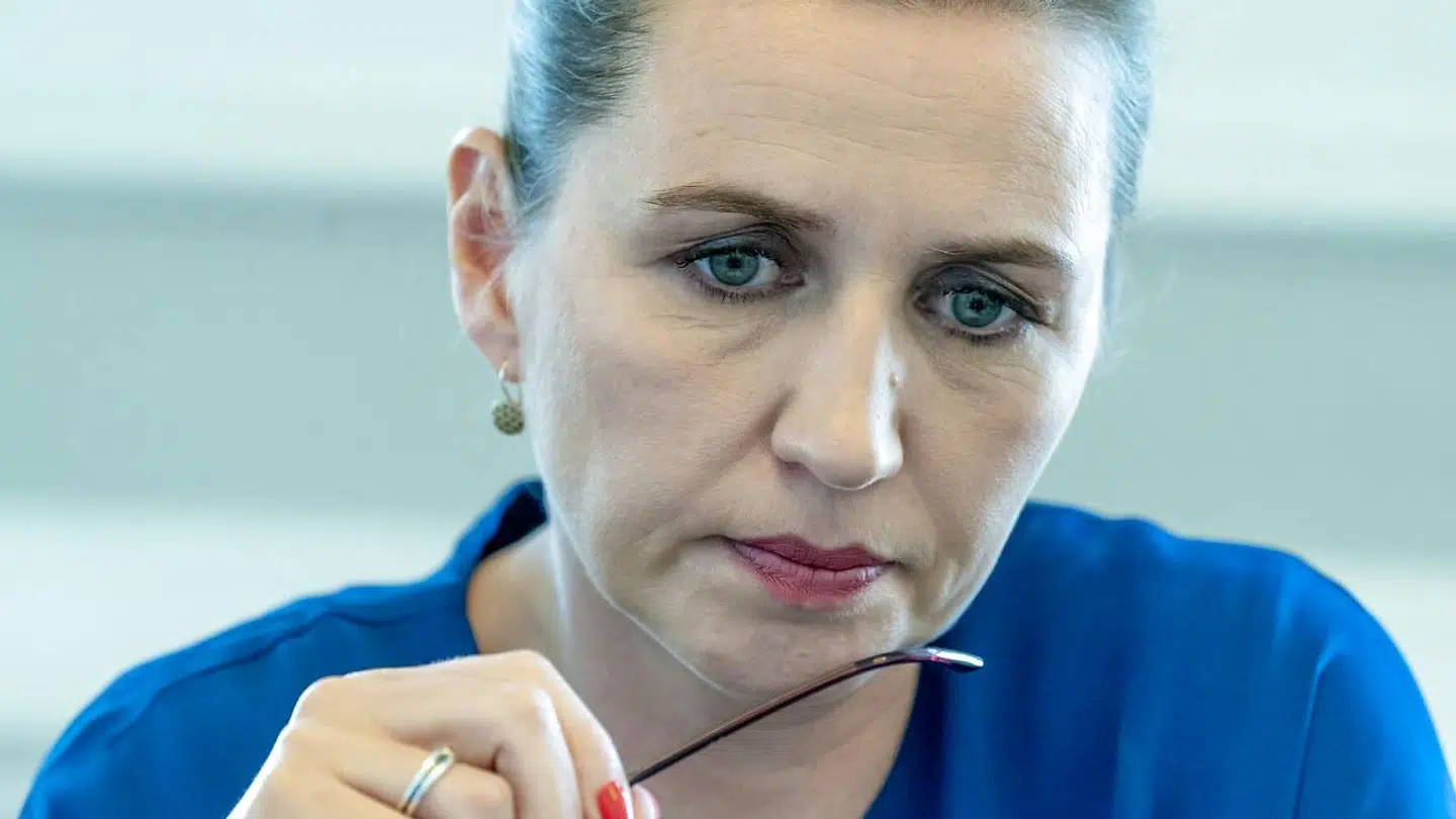 Statsminister (S) Mette Frederiksen gik mandag formiddag til tasterne for at sætte ord på episoden fra plejehjemmet Kongsgården i Aarhus og behandlingen af 90-årige Else. Arkivfoto: Asger Ladefoged