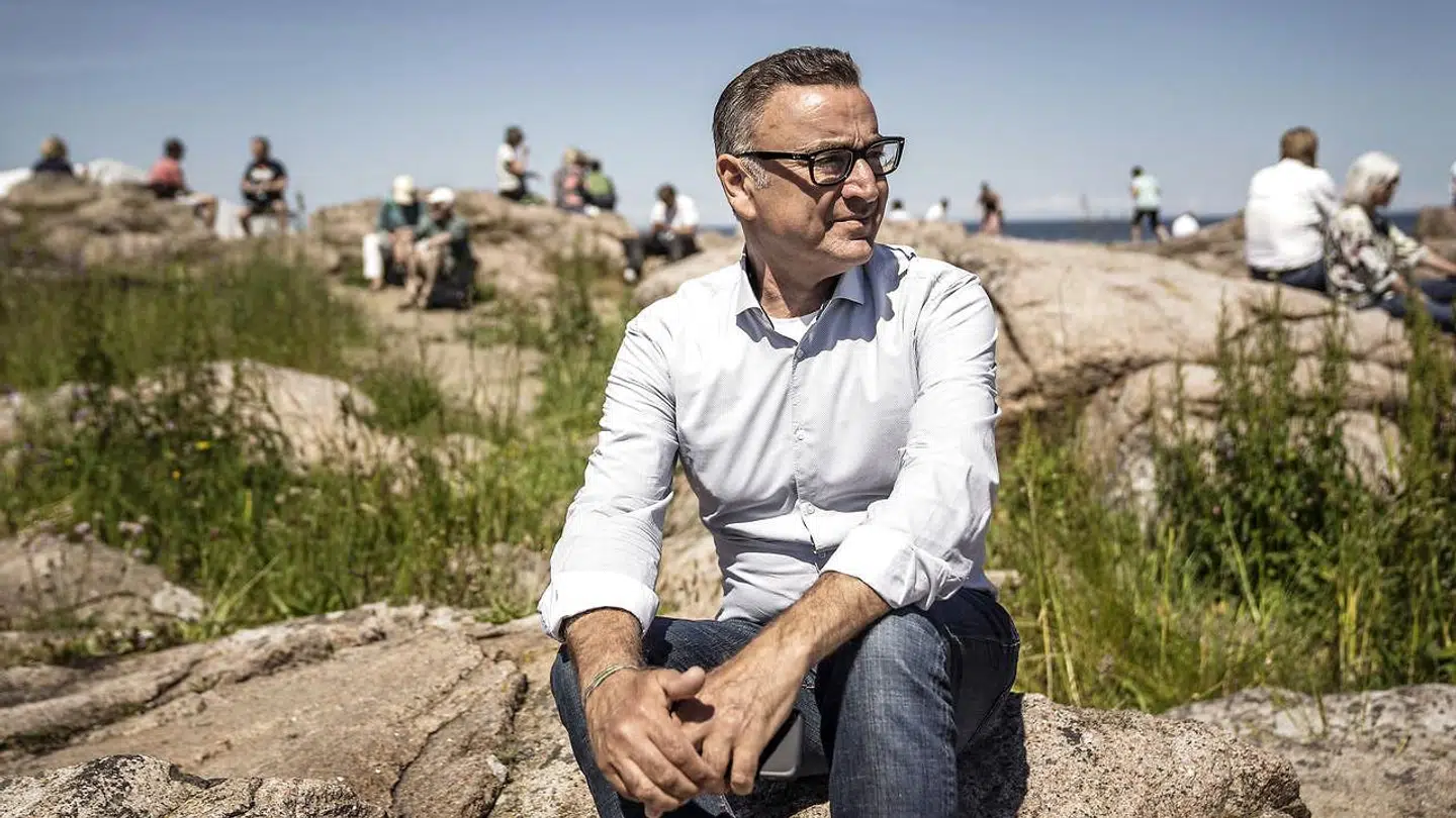 En gruppe af hovedrige mennesker vil være med til at betale regningerne for genopretningen af økonomien efter coronakrisen. En af dem er Djaffar Shalchi, grundlægger af og direktør for Move Humanity, som her ses til Folkemødet 2019.