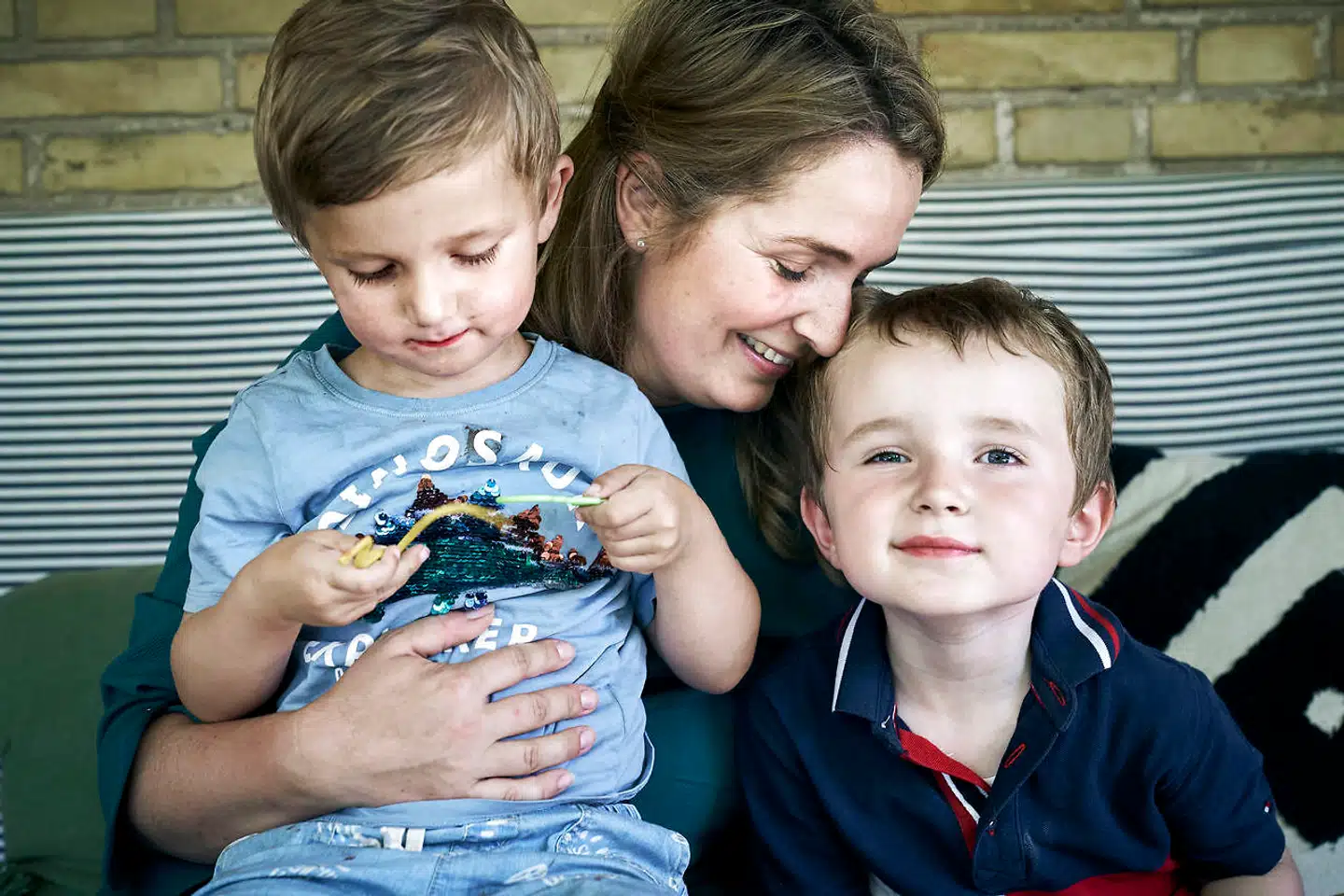 De seneste måneder har »betydet alt« for Bjørn (til venstre), fortæller hans mor, Helle Binzer.