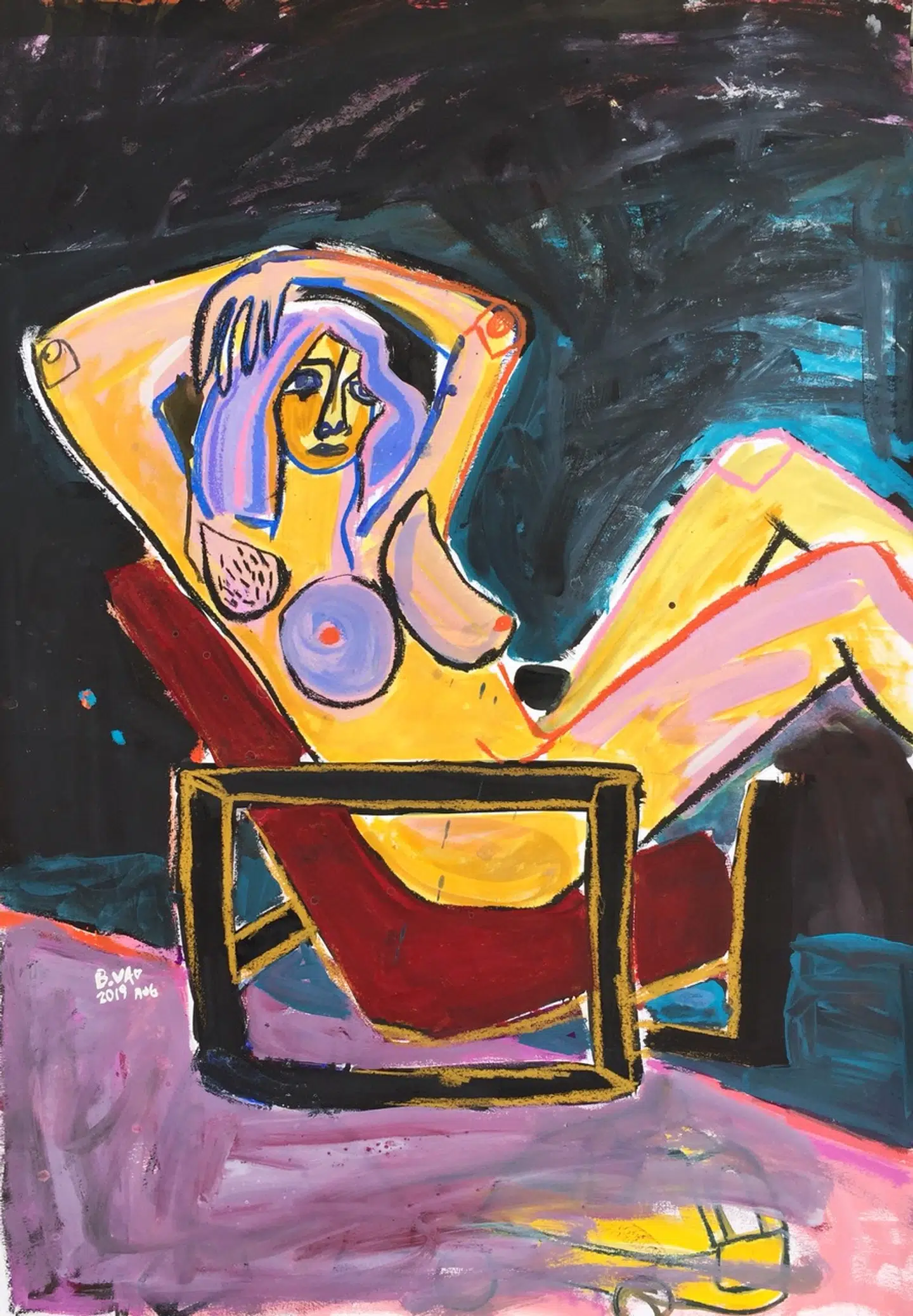 Værk af Birgitte Vad.