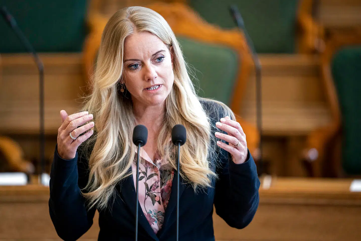 Nye Borgerliges ungdomsparti går ikke ind for en lempeligere våbenlovgivning, men det har ikke forhindret dem i at bruge et billede af et bevæbnet amerikansk ægtepar i en ny kampagne.