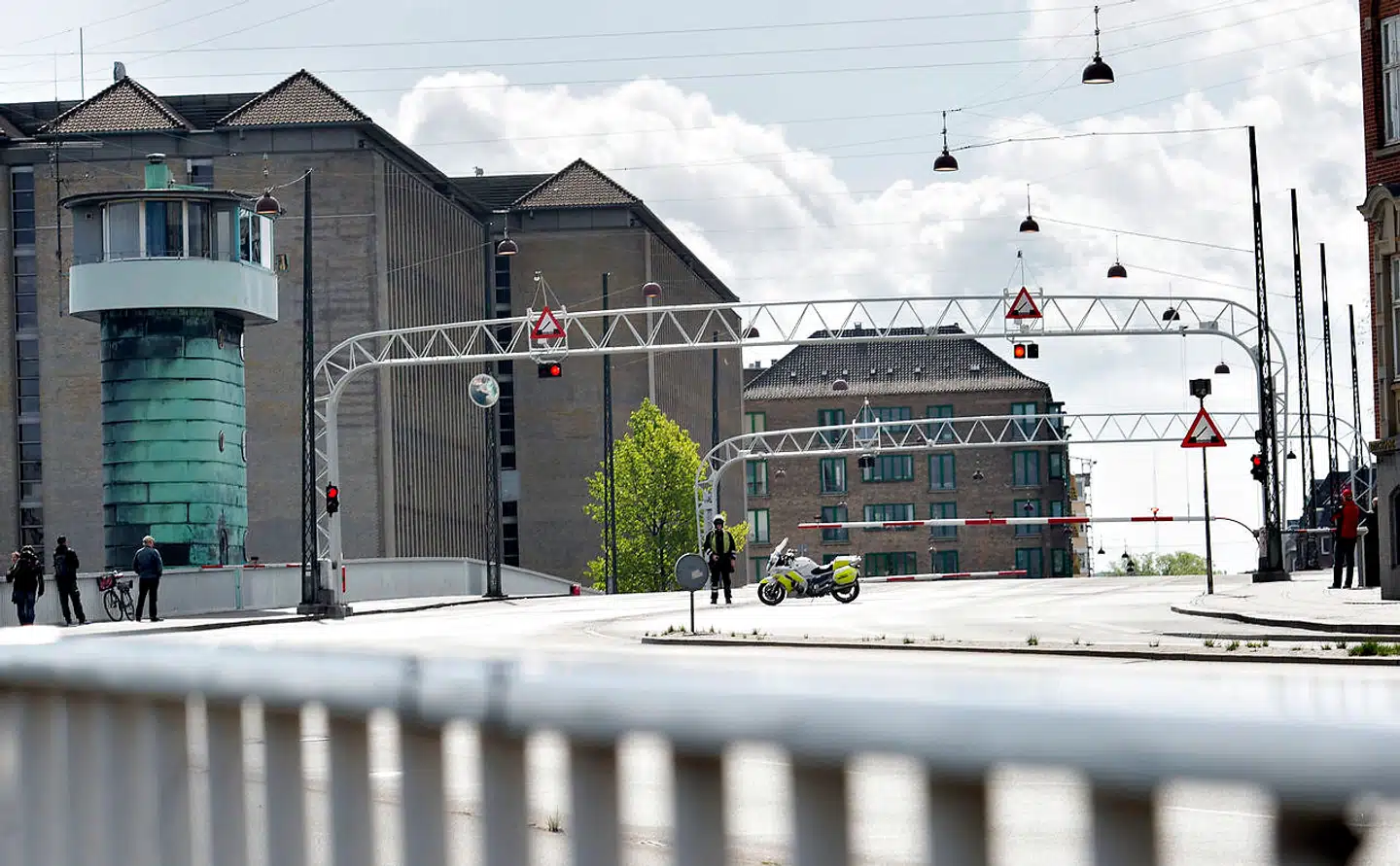 Arkivfoto: Knippelsbro spærret.