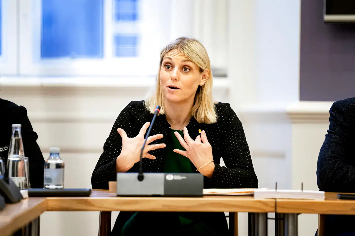 Forsvarsminister Trine Bramsen (S) i samråd på Christiansborg om indkøbs- og regnskabsforholdene i Forsvarsministeriets Ejendomsstyrelse.