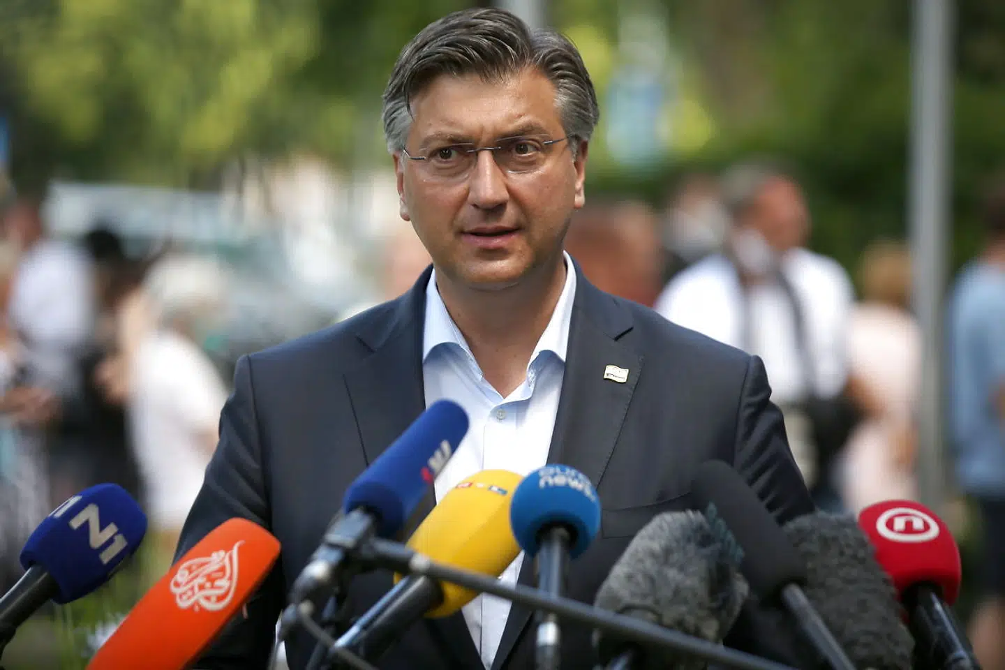 Arkivfoto: Kroatiens konservative regeringsparti, HDZ, får ifølge en valgstedsmåling flest pladser i landets parlament ved søndagens valg.