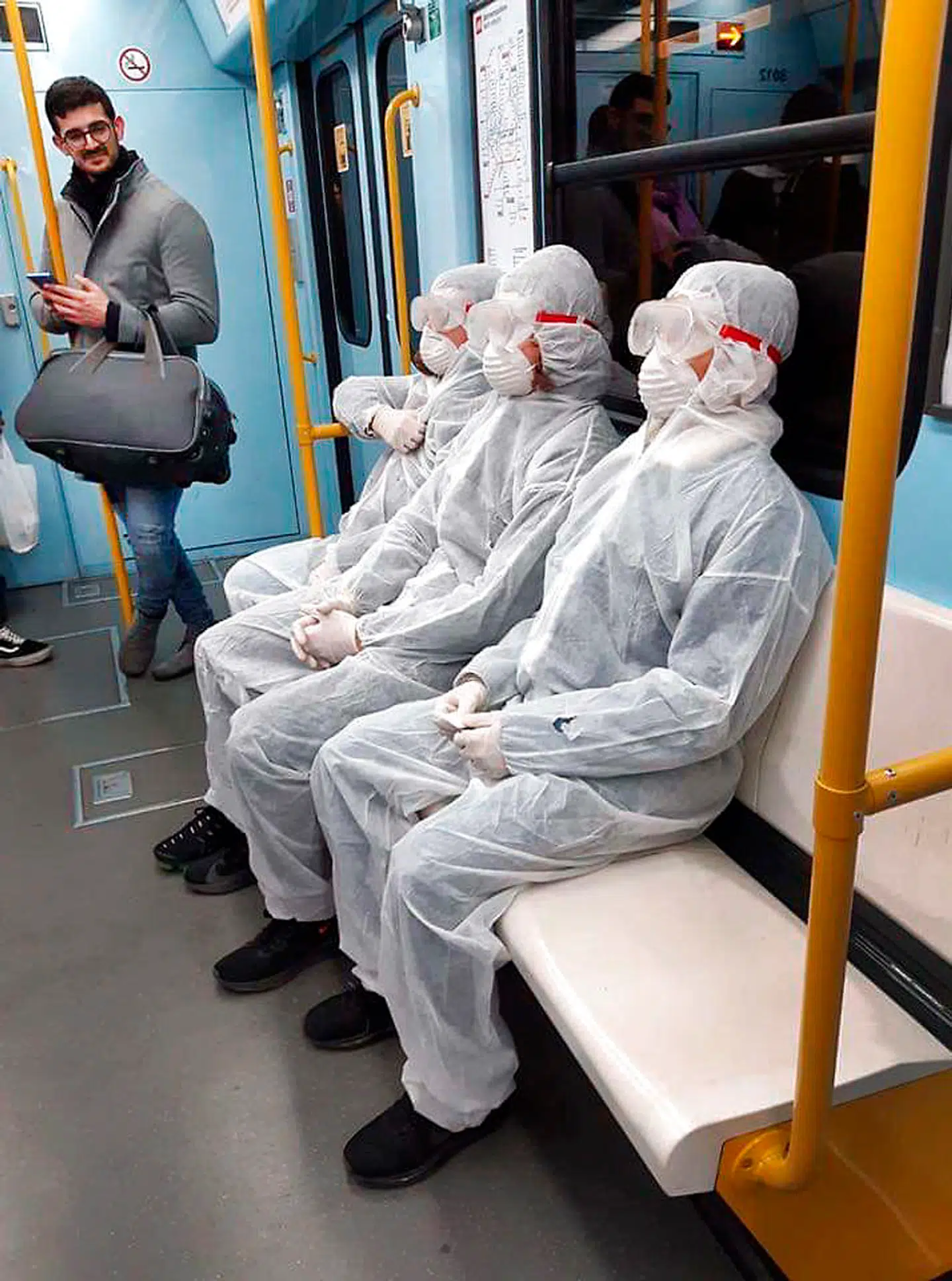 Arkivfoto. Coronavirus i Milano.