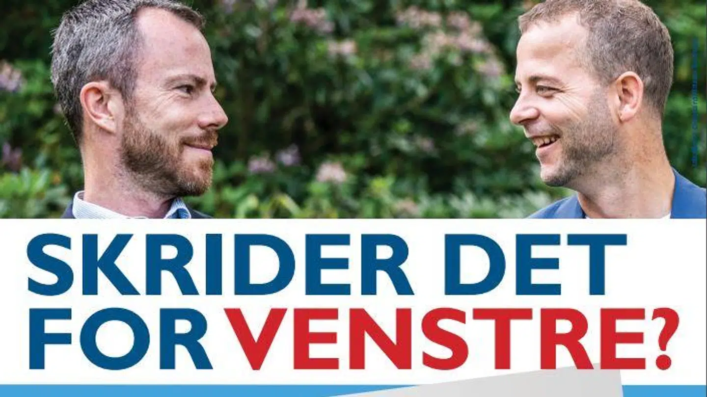 Dansk Folkepartis annonce kan fredag ses i dagbladet B.T.