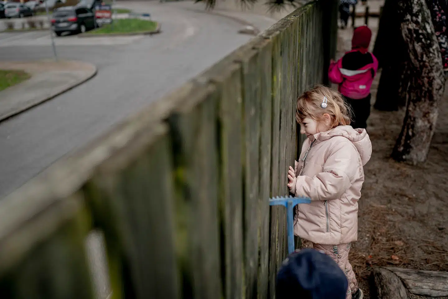 Børnehavebørn fra den private daginstitution Musereden i Frederiksværk, hvor forældre og ansatte er skuffede over ikke at få andel i midler til bedre normering.