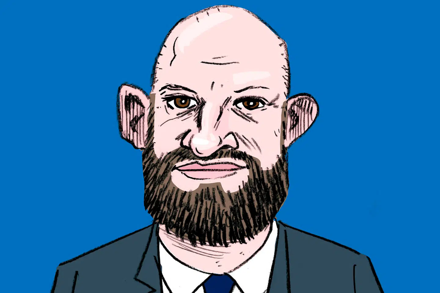 Niels Jespersen. Tegning: Claus Bigum