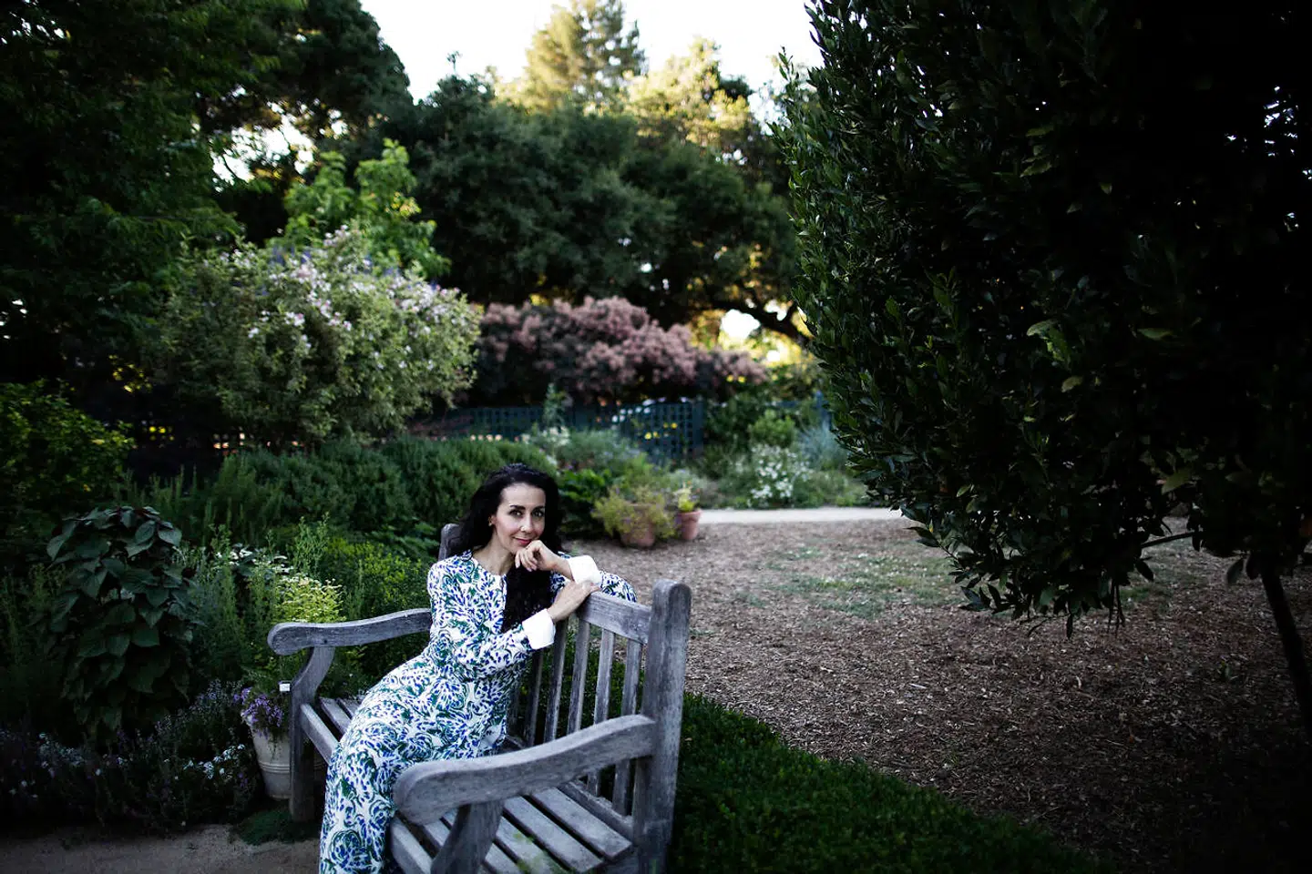 Soulaima Gourani, konsulent for nogle af verdens største og mest indflydelsesrige virksomheder, Gamble Gardens, Palo Alto, Californien, 3. juli 2019. Soulaima Gourani, a consultant to the world's largest and most influential companies in Gamble Gardens, Palo Alto, California, July 3rd, 2019.