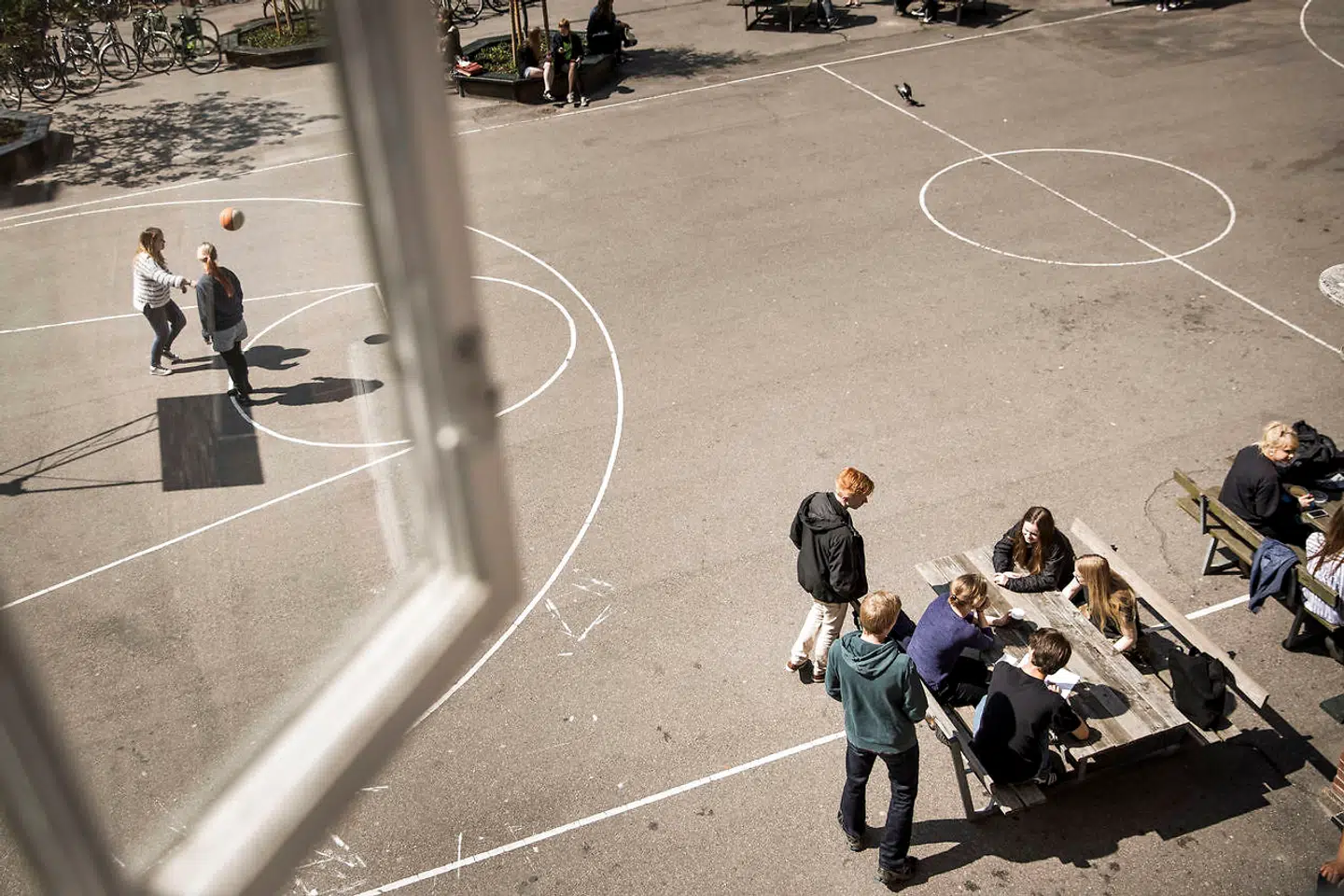 Berlingske er i besiddelse af den originale besked, der er underskrevet »lærerne og ledelsen på Fløng skole«, og har fået beskedens ægthed bekræftet af flere af hinanden uafhængige kilder. Billedet er ikke af Fløng Skole. (Arkivfoto) (Foto: Thomas Lekfeldt/Ritzau Scanpix)