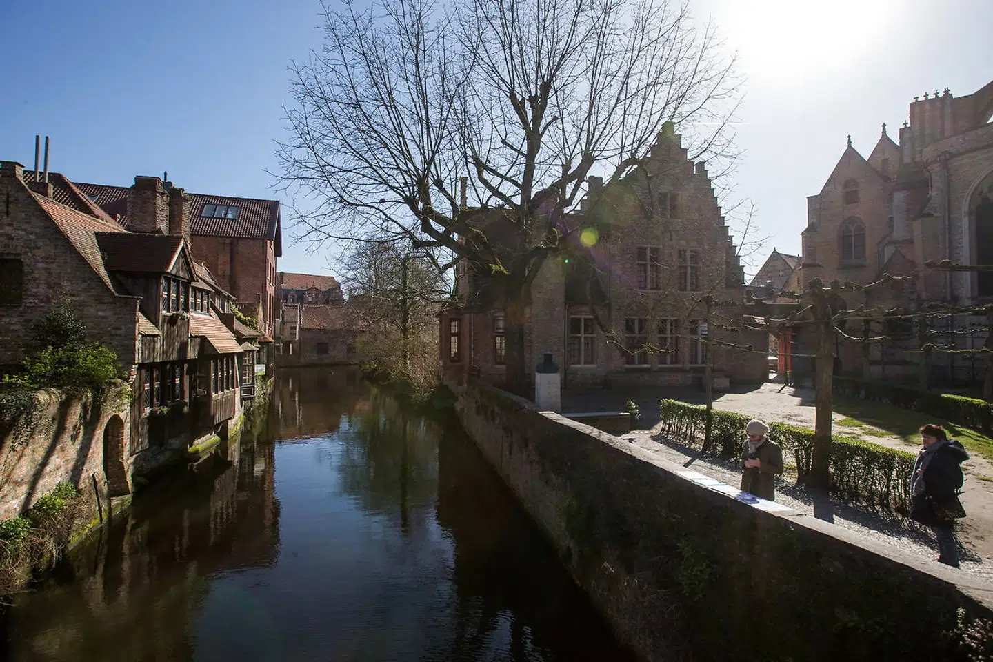 Brugge er en populær turistattraktion nær den vestlige kyst i Belgien. Byen har en befolkning på omkring 120.000. (Arkivfoto). - EPA/STEPHANIE LECOCQ