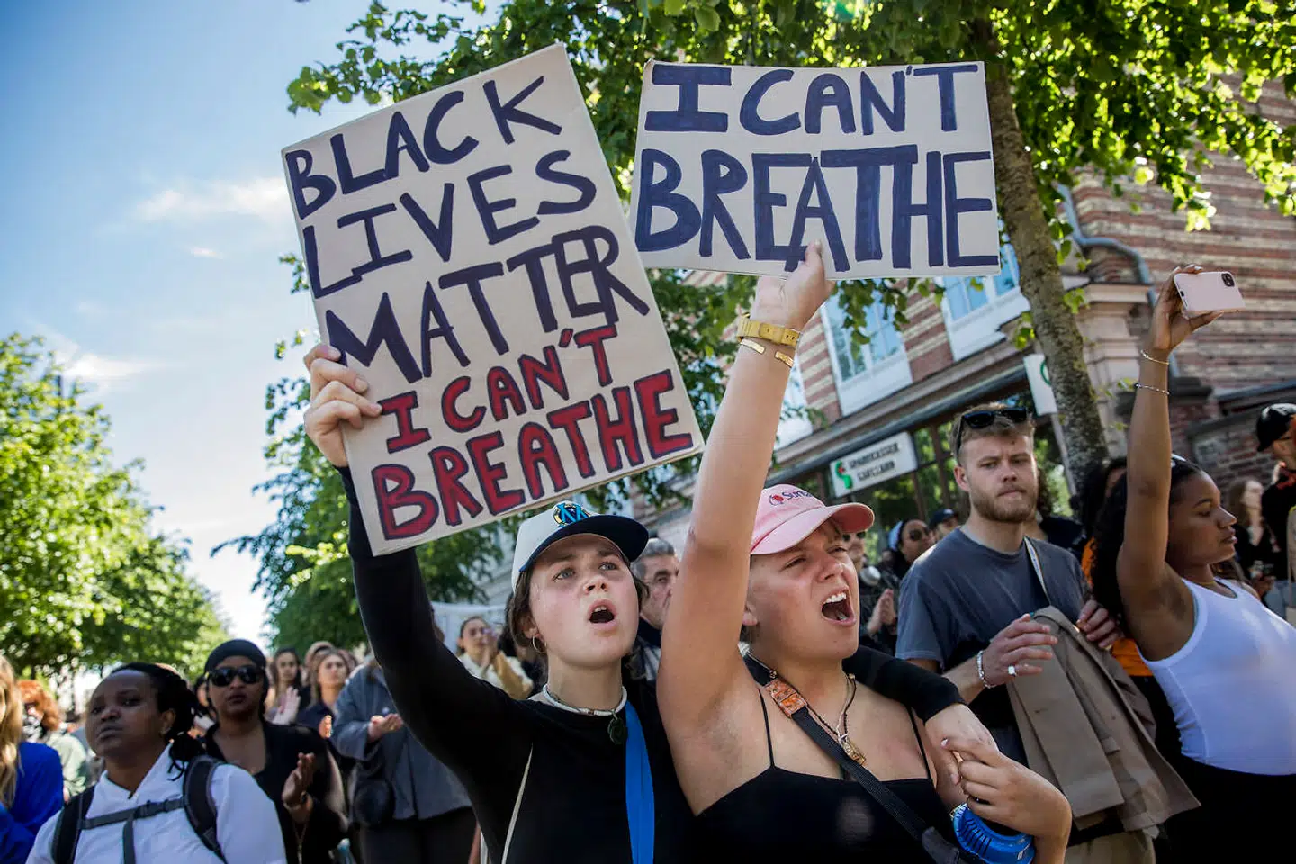 Black Lives Matter demonstration i København d. 31. maj 2020.