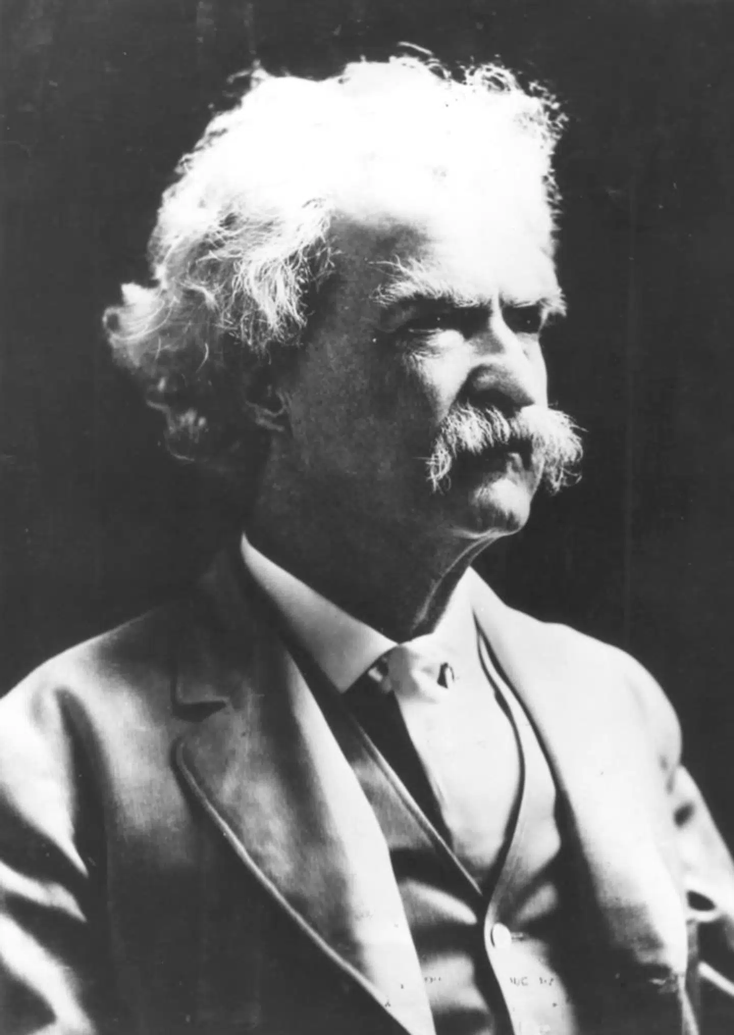 Den amerikanske forfatter Mark Twain.