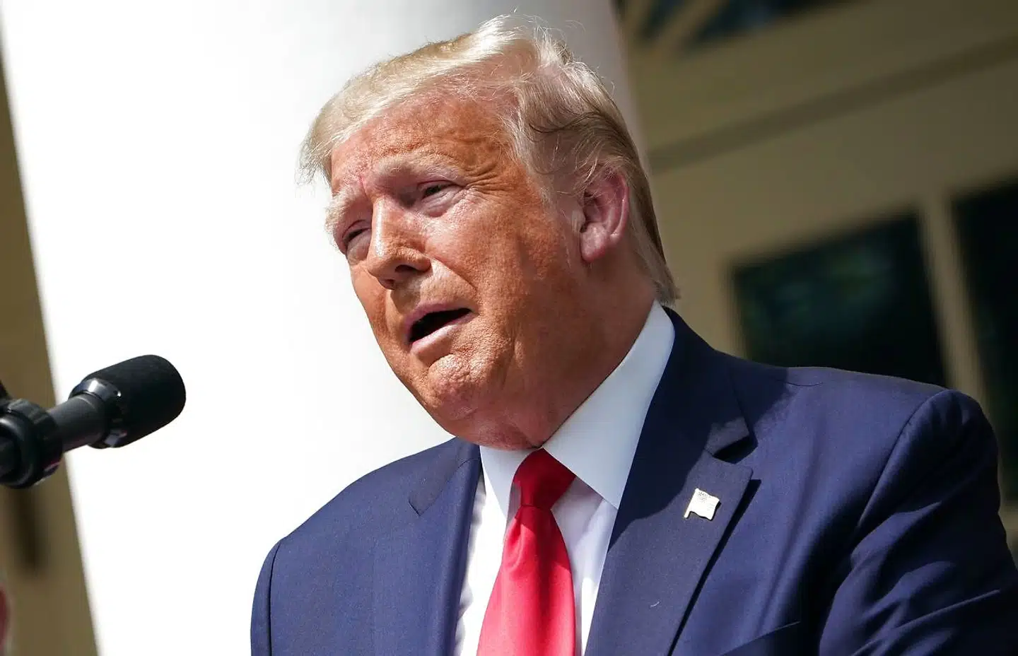 »Macho Man«: Den amerikanske præsident Donald Trump kan godt lide Village People. Men de kan ikke rigtig lide ham mere.