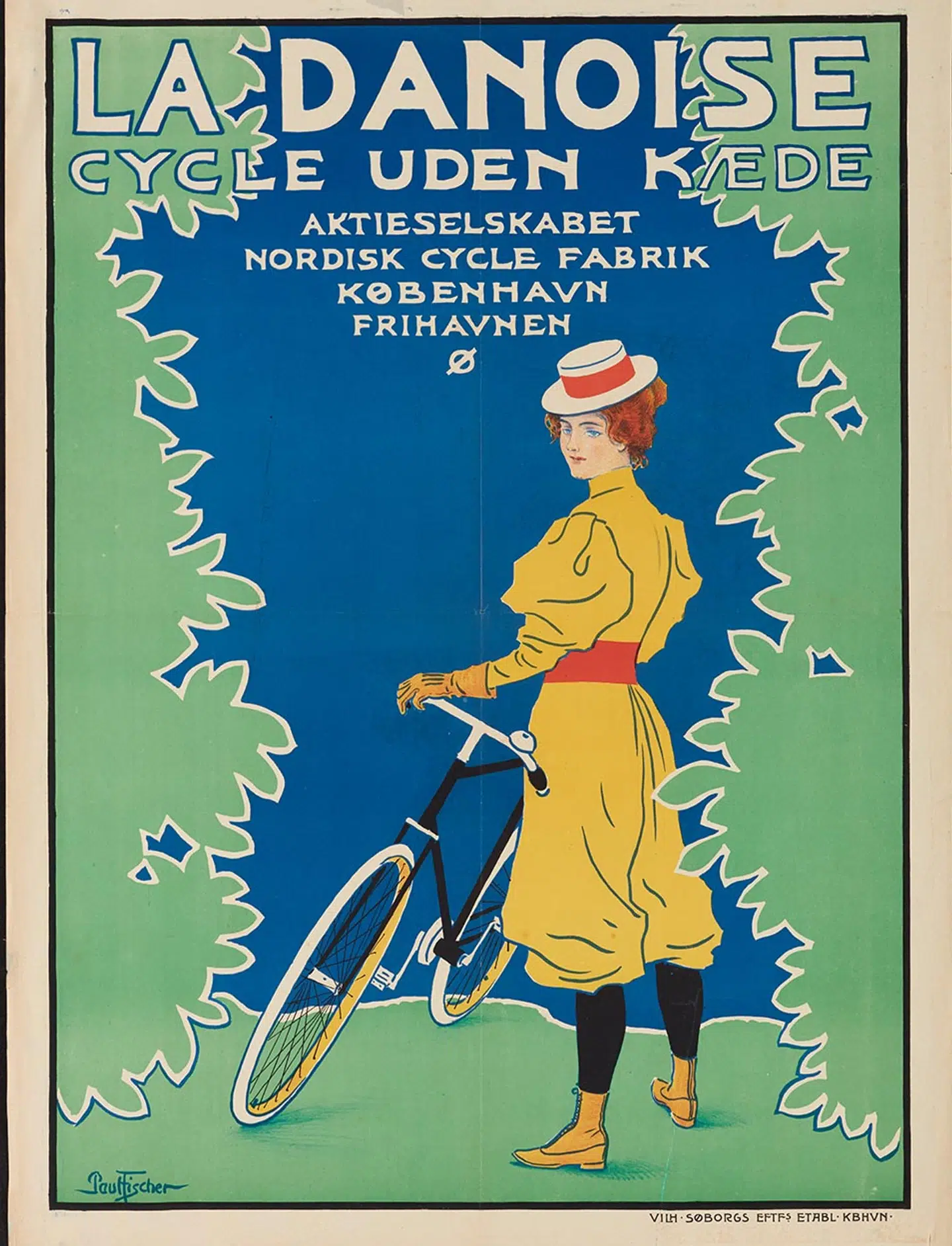 Paul Fischers cykelpige fra 1896.