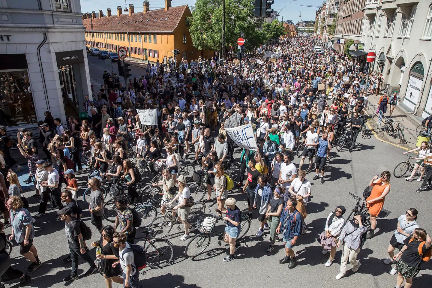 Black Lives Matter demonstration i København d. 31. maj 2020.