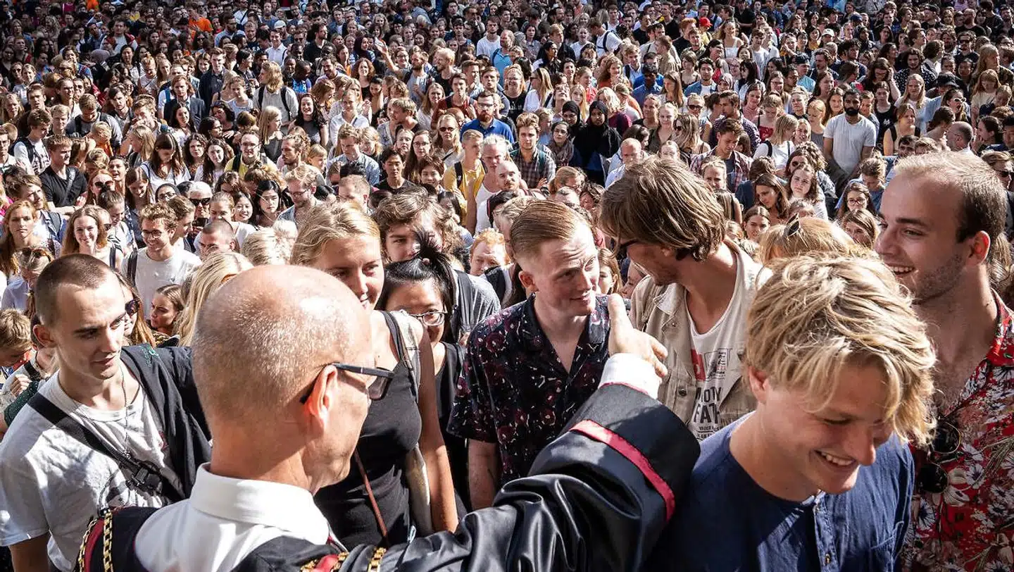 Immatrikulation på Københavns Universitet sidste år.