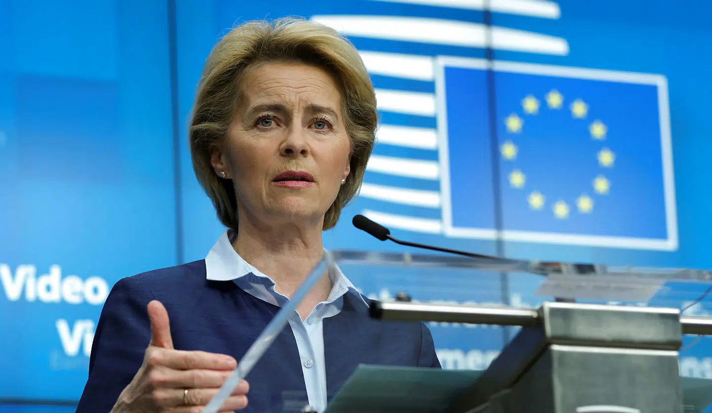 Formand for EU-Kommissionen, Ursula von der Leyen. EU-Kommissionen foreslår EU-budget på 1,1 billioner euro. Det er langt over Danmarks ønske.