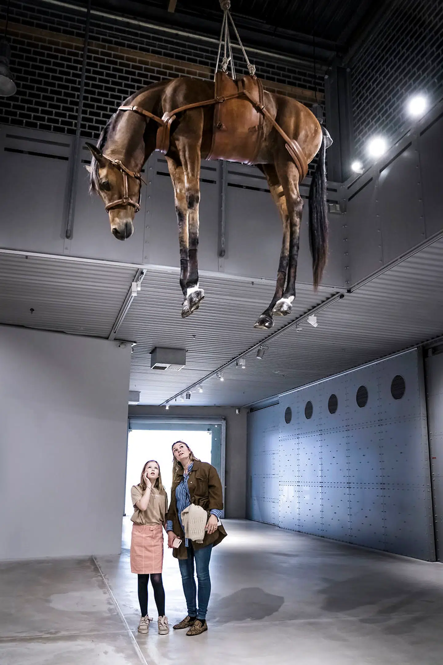 På ARKEN er der også udstoppede heste ...