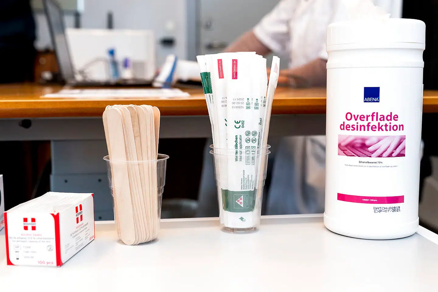 Arkivfoto. Mange danskere er de seneste dage blevet testet ved podning for coronavirus.