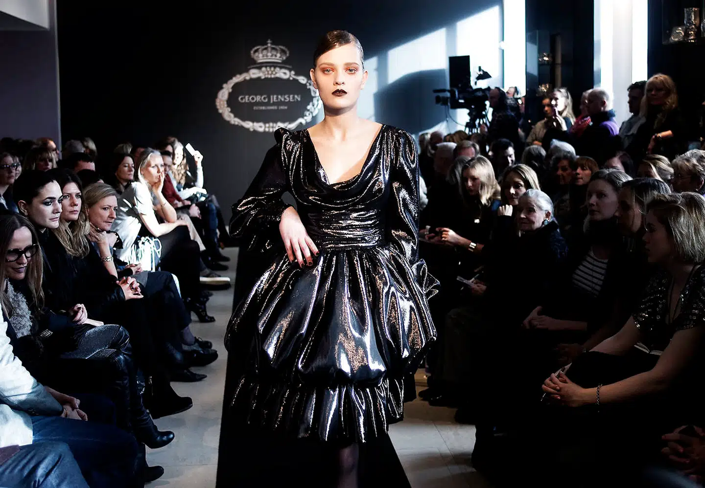 Modeuge fredag 12. februar 2010. Her Ole Yde modeshow hos Georg Jensen fredag formiddag 12. februar 2010.