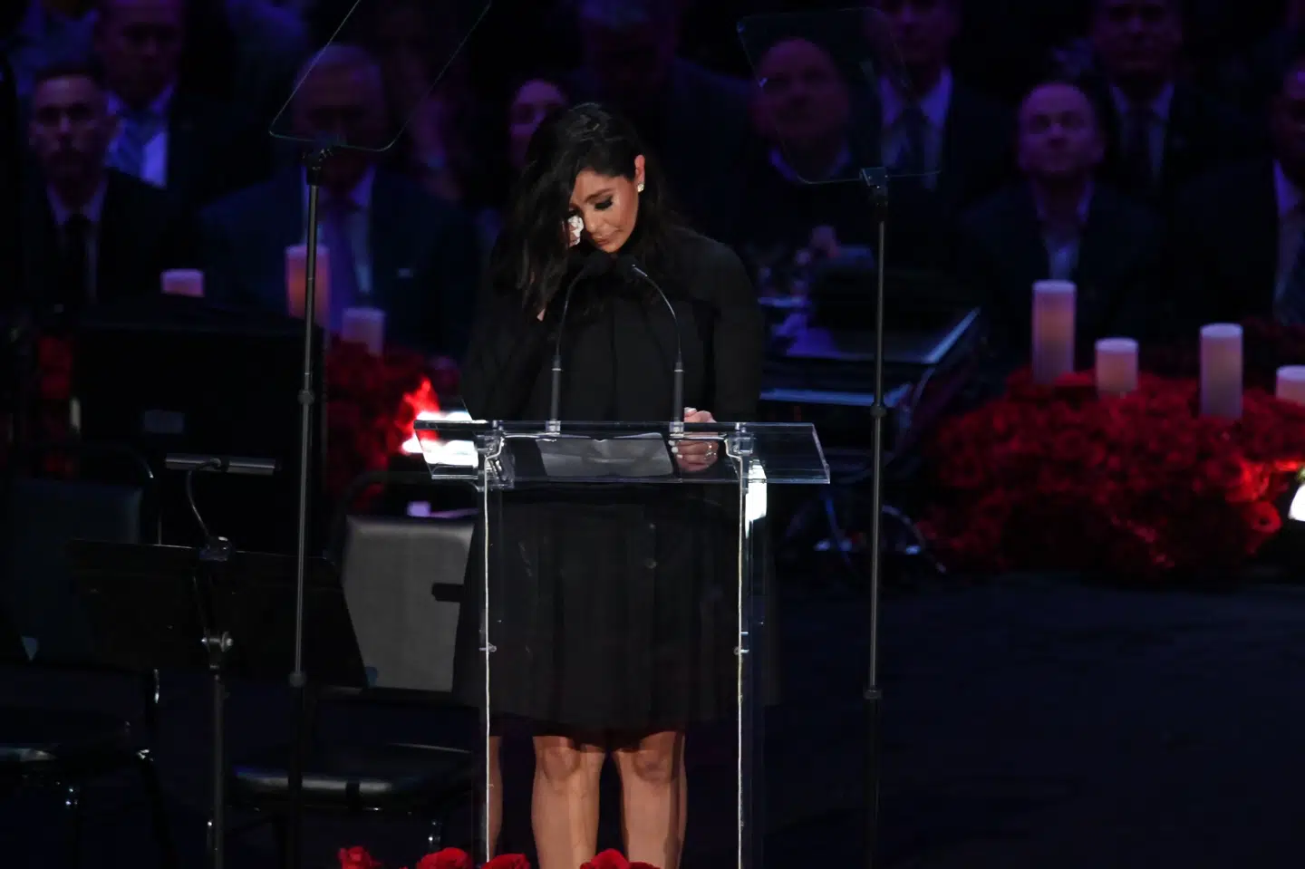 Vanessa Bryant mistede både sin mand, Kobe Bryant, og 13-årige datter, Gianna, i et helikopterstyrt tidligere i år. (Arkivfoto) Robert Hanashiro/Ritzau Scanpix