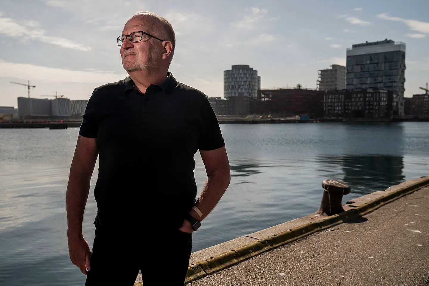 Jens Kramer Mikkelsen i Nordhavn, som han i sit tidligere virke som direktør for By & Havn har været med til at udvikle.