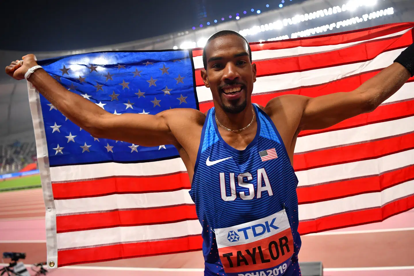 Christian Taylor, der er regerende olympisk- og verdensmester i trespring, har grundlagt The Athletics Association, der har foretaget en undersøgelse blandt sine medlemmer. (Arkivfoto). Dylan Martinez/Reuters