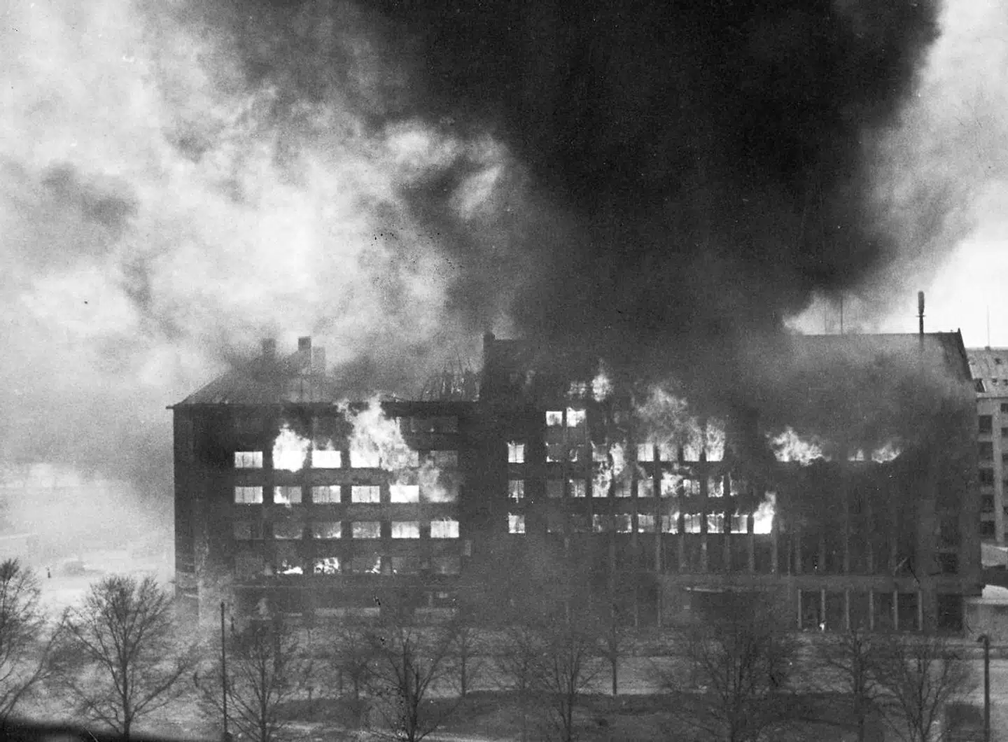 Bombardementet af Shellhuset 21. marts 1945.