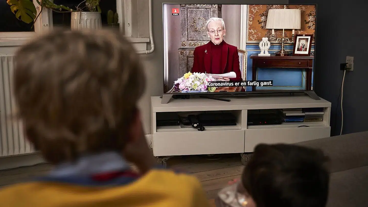 Dronning Margrethes ekstraordinære tale til Danmark 17. marts samlede det største seertal på almindeligt TV siden 1992.
