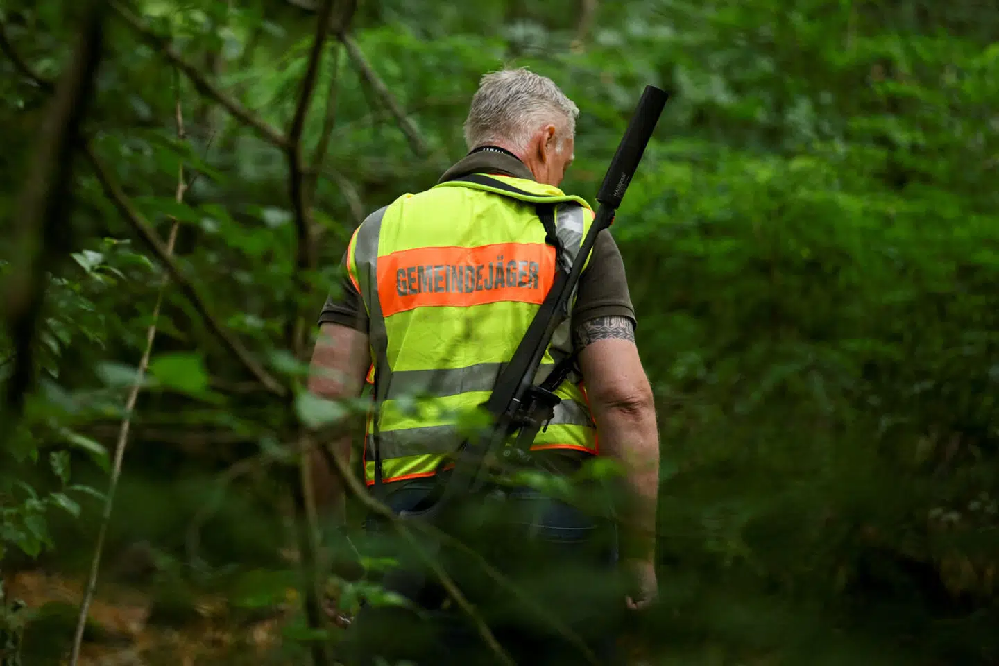 Over 100 politibetjente samt helikoptere, droner og termiske kameraer tog torsdag del i eftersøgningen rundtomkring i forstaden Kleinmachnow, der ligger 20 kilometer sydvest for hovedstadens centrum. (Arkivfoto).