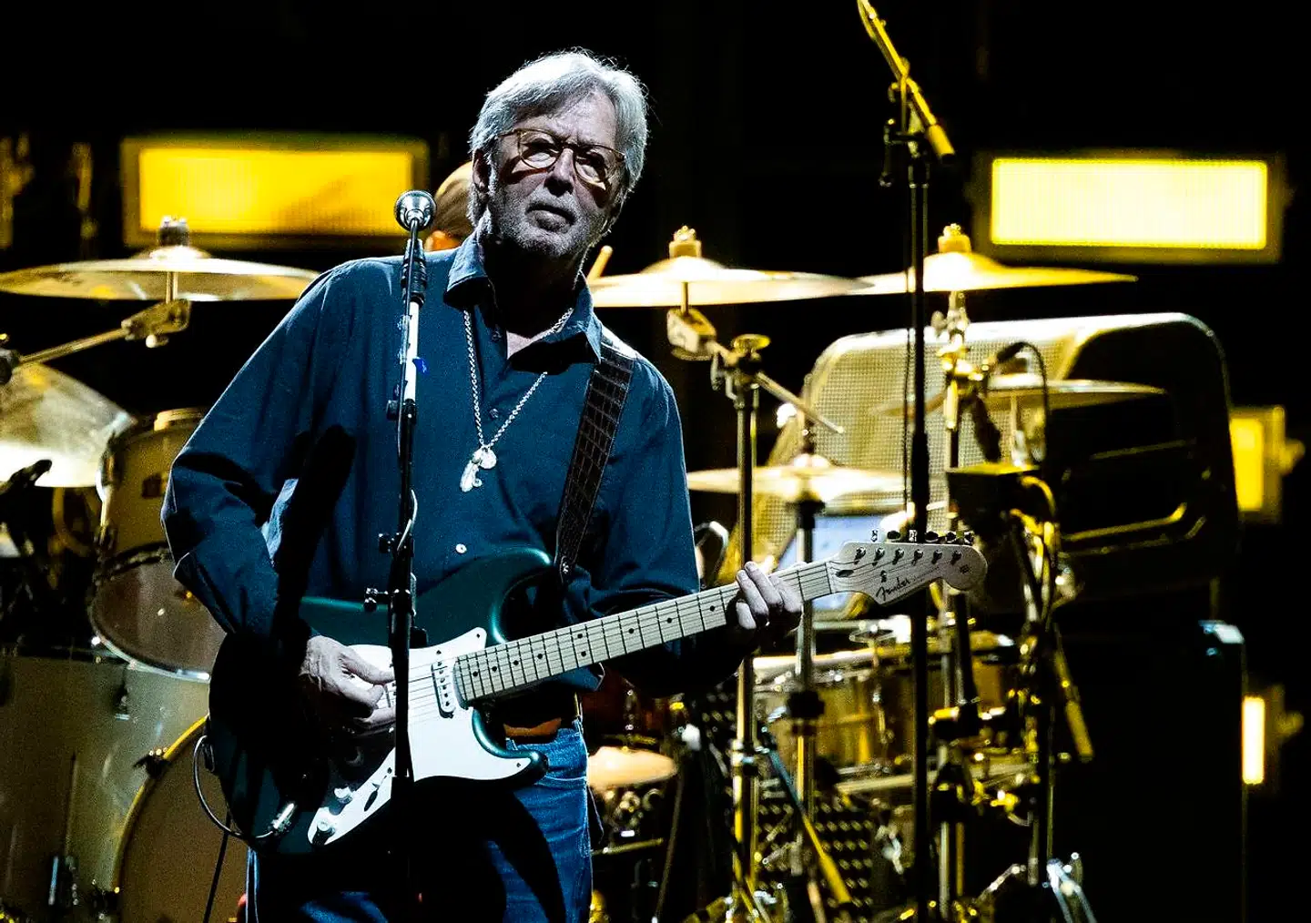 Eric Clapton skulle have optrådt i Danmark til sommer. Men koncerterne er udskudt på grund af coronakrisen. Foto: Georg Hochmuth / Ritzau Scanpix