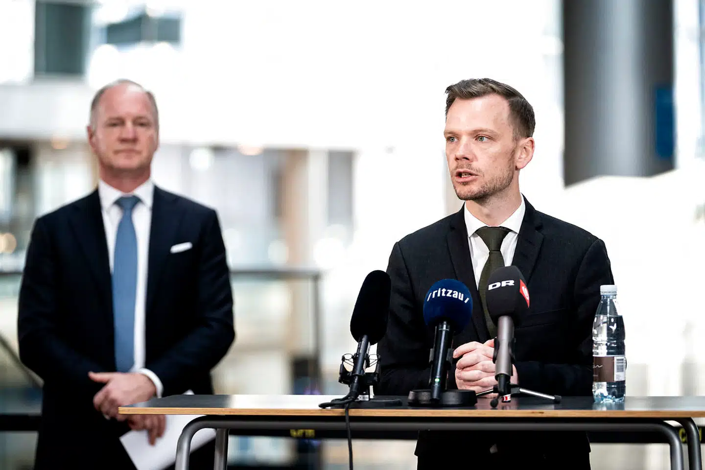 Beskæftigelsesminister Peter Hummelgaard til pressemøde i Københavns Lufthavn tirsdag den 24. marts 2020.
