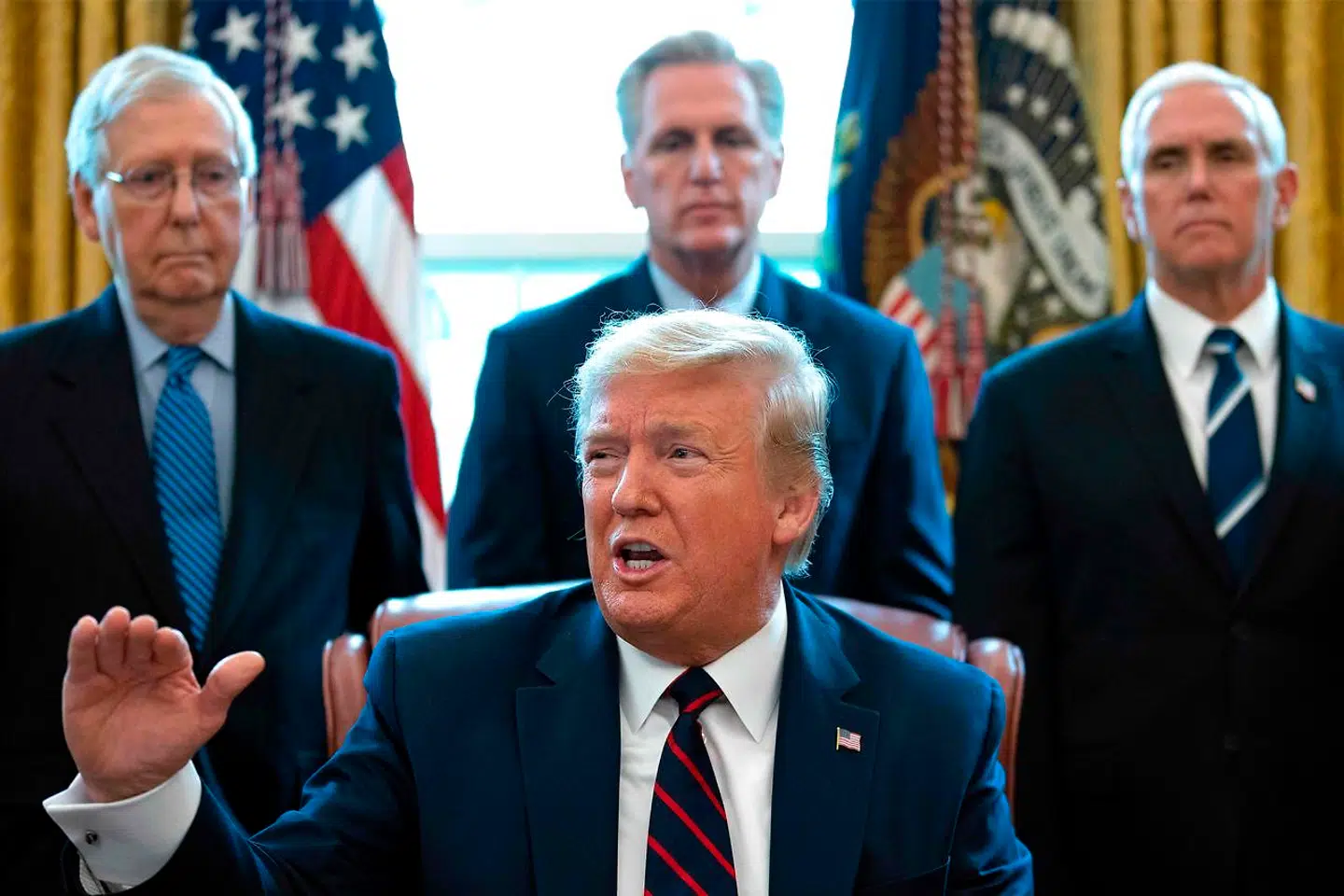 I New York ankom 400 respiratorer forleden og er blevet fordelt på storbyens hospitaler. Nu har Trump beordret en af landets største virksomheder til at fremstille flere til brug over hele landet, hvor hospitaler forudser mangel på udstyr. Caitlin Ochs/Reuters