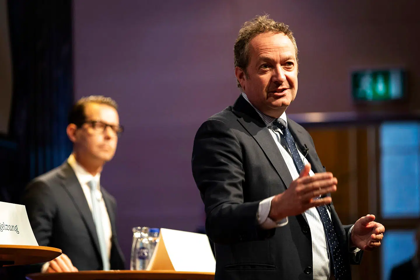 Topchef i Danske Bank, Chris Vogelzang. Blandt dagens vigtigste erhvervsnyheder kan du læse, at bankerne melder sig godt rustet til økonomisk krise - og det kan komme virksomhederne til gavn. Arkivfoto.