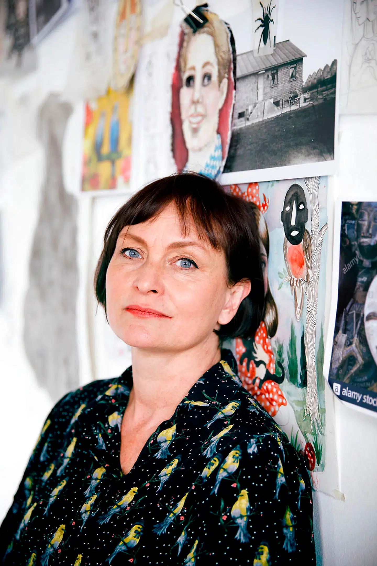 Julie Nord er efterspurgt til udsmykning af institutioner over hele landet. Foto: Daniel Hjorth