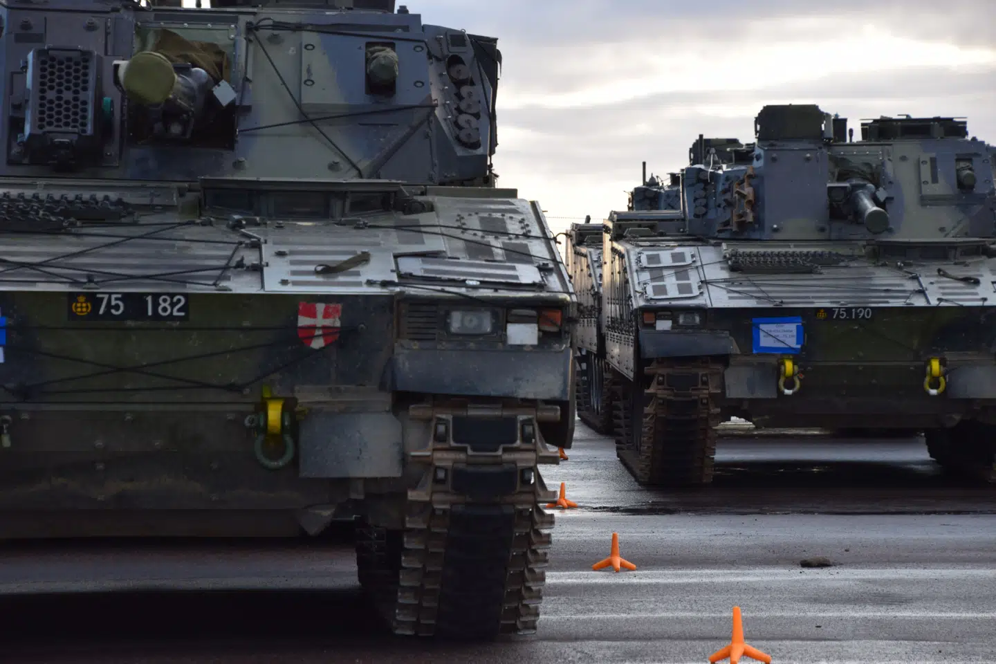 Problemet med svindel begrænser sig ikke kun til Forsvarsministeriets Ejendomsstyrelse i Hjørring. Problematikken med dobbeltroller har også været kendt i Forsvarsministeriets Materiel- og Indkøbsstyrelse, viser en aktindsigt. På billedet danske infanterikampkøretøjer på øvelse i Estland i januar 2020.