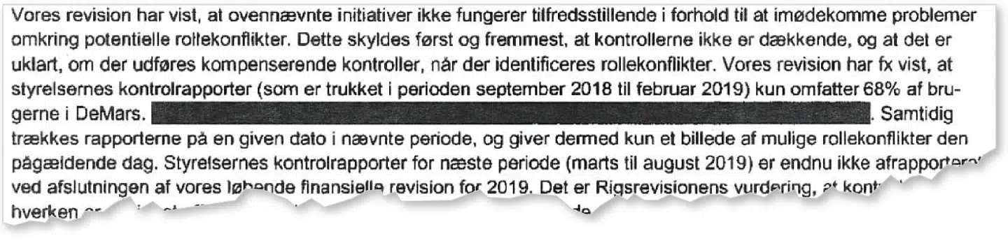 Berlingske har fået aktindsigt i en række dokumenter fra Rigsrevisionen, som beskriver problemet med dobbeltroller, når der foretages indkøb på forsvarsområdet.