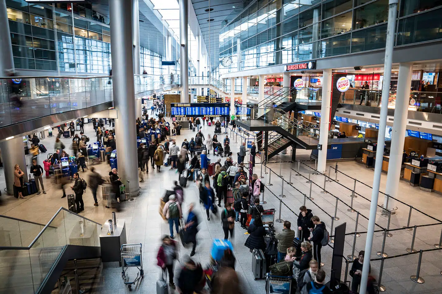 Søndag kunne adm. direktør i Københavns Lufthavn, Thomas Woldbye, berette om et fald i rejseaktiviteten gennem lufthavnen på 33 procent som følge af coronavirussen. Arkivfoto: Niels Christian Vilmann/Ritzau Scanpix