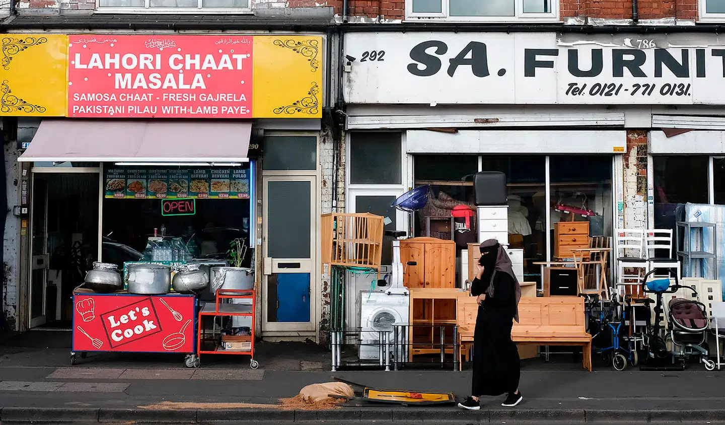 »Jeg siger bare, at hvid identitet bør behandles som en identitet blandt så mange andre,« siger Eric Kaufmann, der er professor på University of London og forfatter til bogen »Whiteshift«. Fotoet er fra Birmingham, Storbritanniens næststørste by, hvor bystyret i 2018 fik udfærdiget en rapport, der udpeger hvide som et mindretal i byen i 2021.