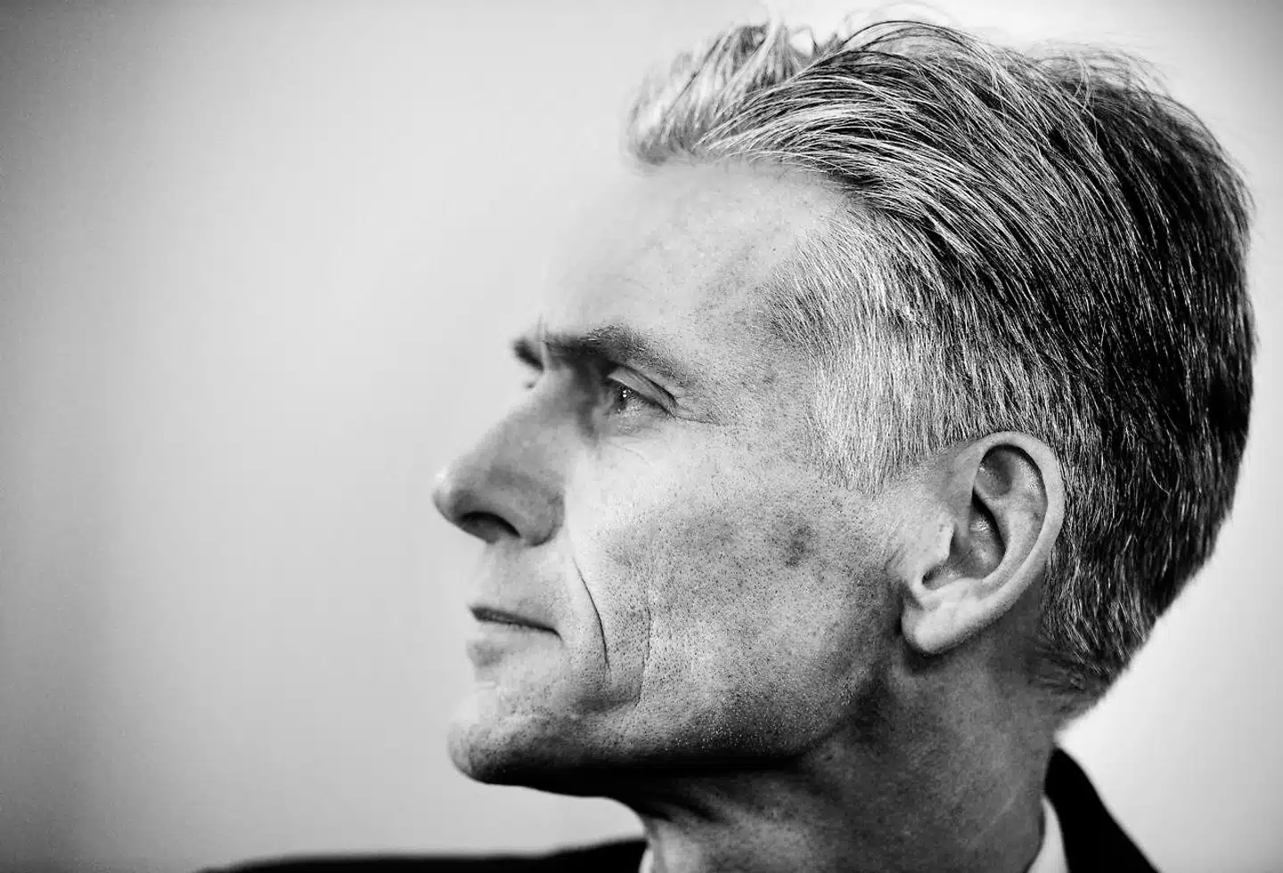 Thomas Borgen ved Danske Banks pressemøde, hvor de fremlagde konklusionerne i den interne advokatundersøgelse, som banken selv har sat i værk af hvidvasksagen i Estland. Konklusionerne i denne undersøgelse danner nu grundlag for søgsmålet mod Thomas Borgen selv.