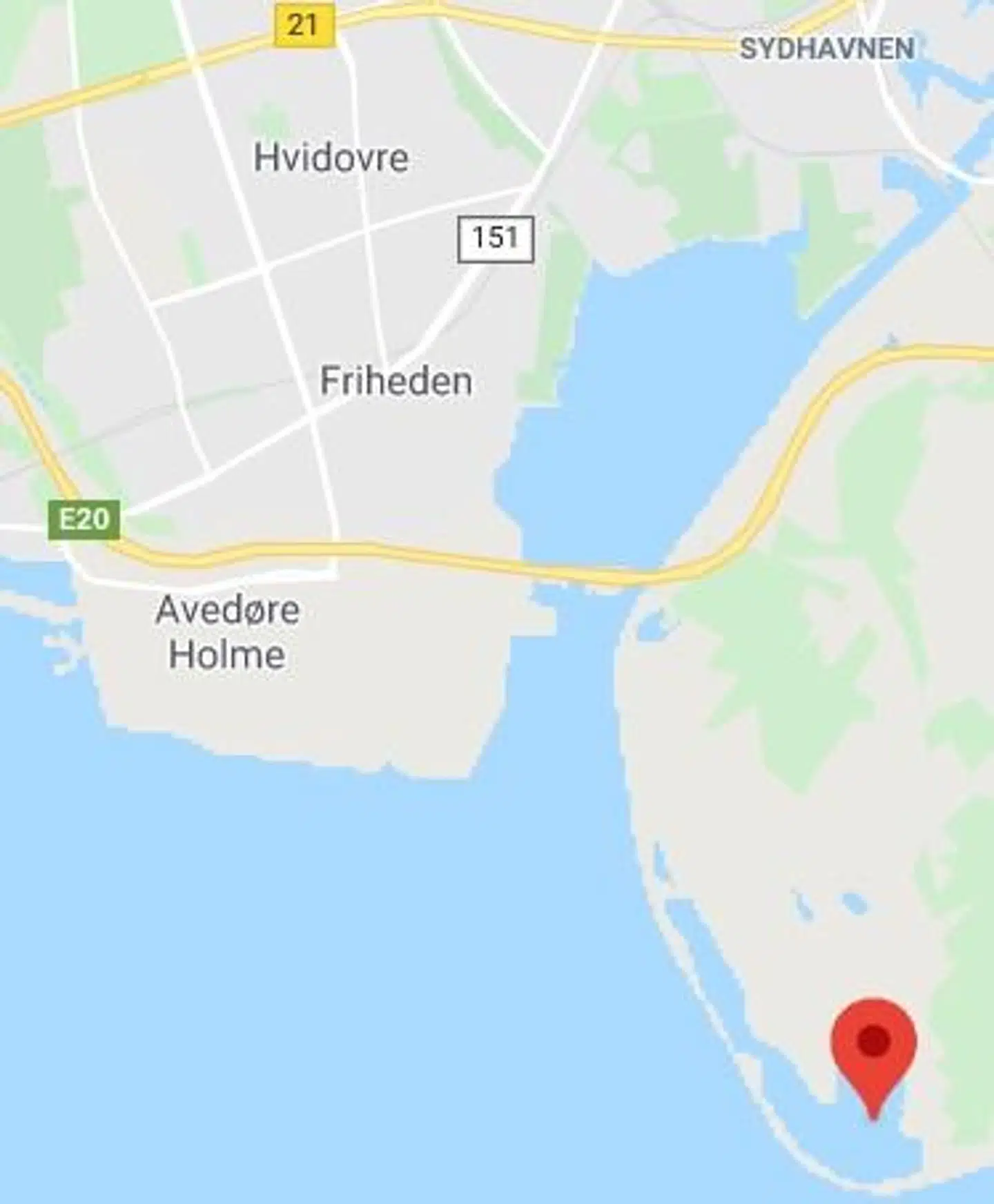Klydesøen i den sydlige ende af Kalvebod Fælled.