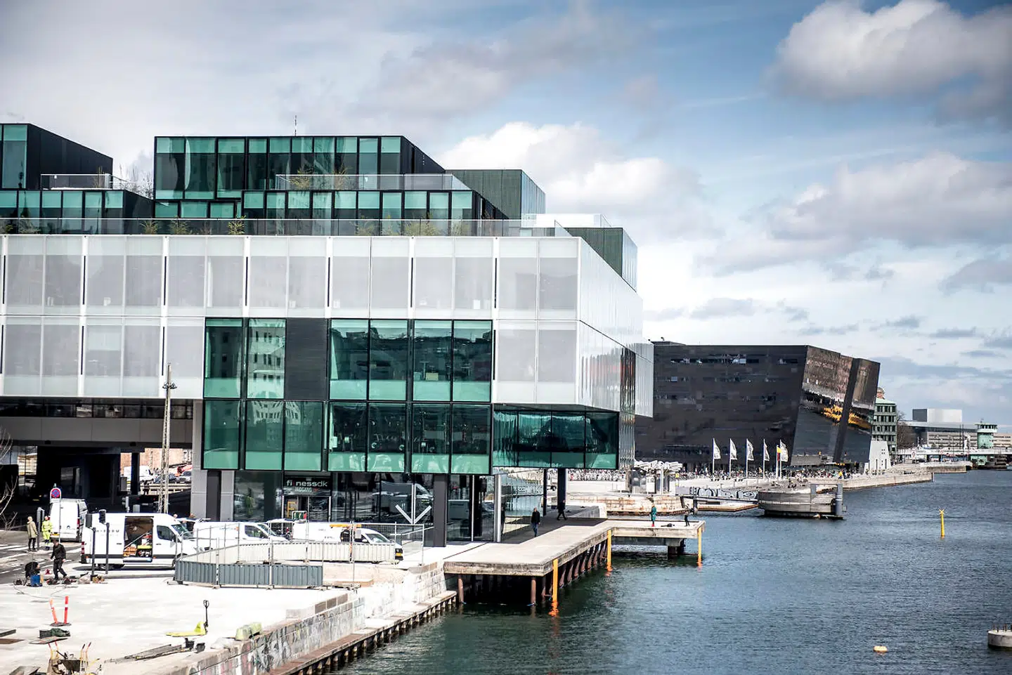 Bygningen Blox mellem Langebro og Det Kongelige Bibliotek i København.