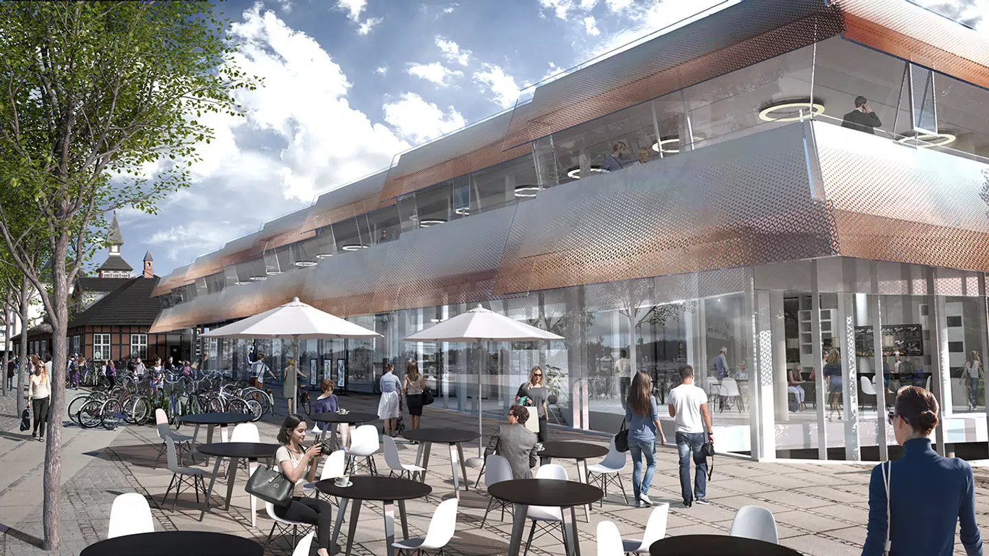 Der er for meget glansbillede over mange renderinger, mener Københavns Kommune. Her et hjørne af Østerport II.