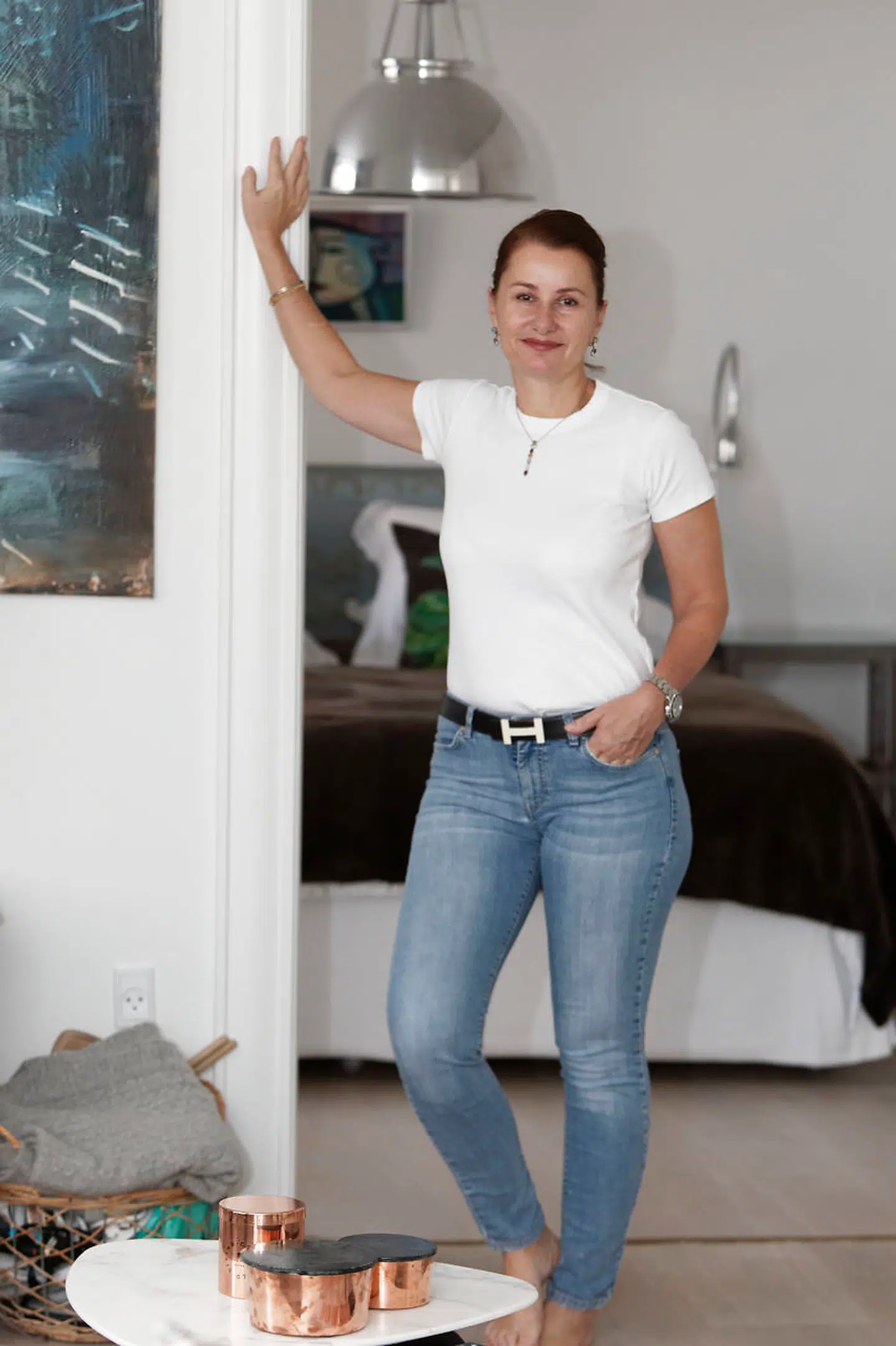 For Camilla Gyldmark, 53, er der gået sport i at gøre personlige fund til den store ferielejlighed centralt i København.