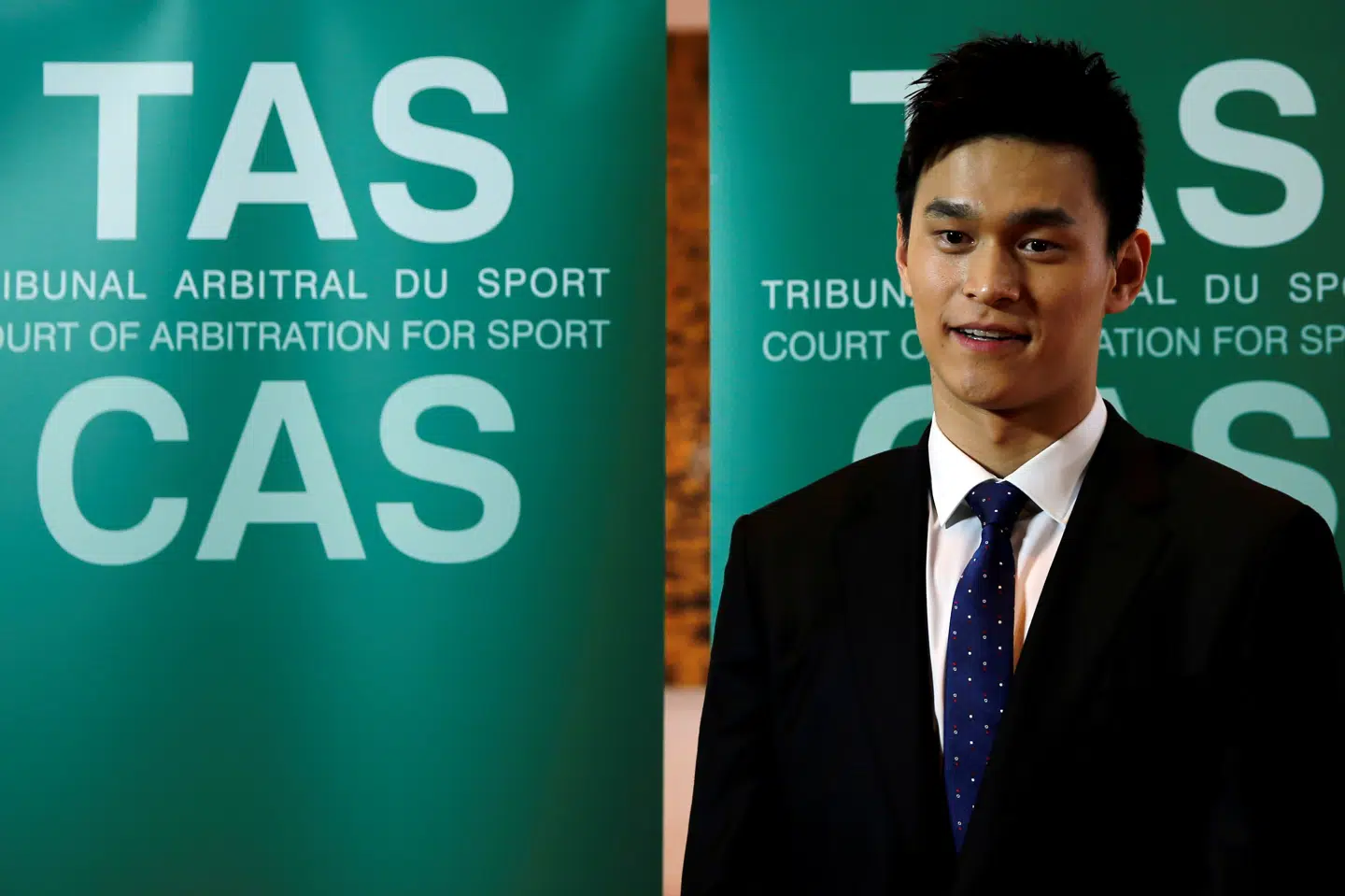 Den kinesiske svømmer Sun Yang vandt OL-guld i både 2012 og 2016, men får ikke mulighed for at gentage succesen i år. Denis Balibouse/Reuters