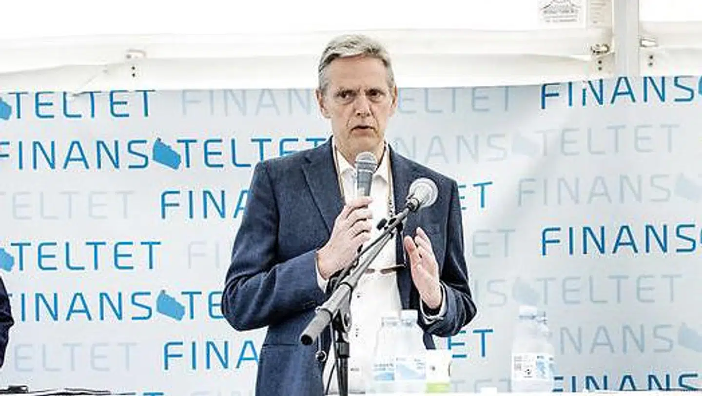 Cheføkonom Helge Pedersen fra Nordea har mere end 30 års erfaring i finanssektoren. Han afviser, at coronavirus kan sammenlignes med finanskrisen. Her ses han på Folkemødet på Bornholm i 2015.