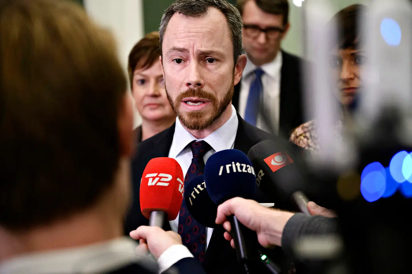 Venstre-formand Jakob Ellemann-Jensen samt Sophie Løhde, Troels Lund Poulsen og Anni Matthiesen vil efter et forsoningsmøde i Statsministeriet stadig have opfyldt flere krav for at komme tilbage i forhandlingerne om en ny udligningsreform.