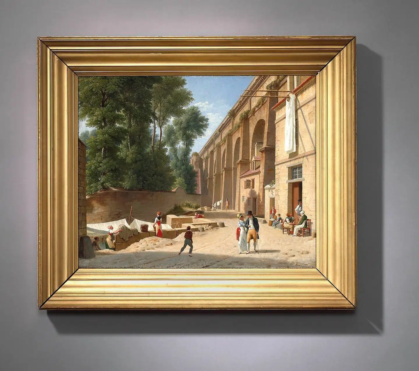 Christoffer Wilhelm Eckersberg-maleri, under hammeren hos Bruun Rasmussen med en vurdering på 6-8 mio. kroner.